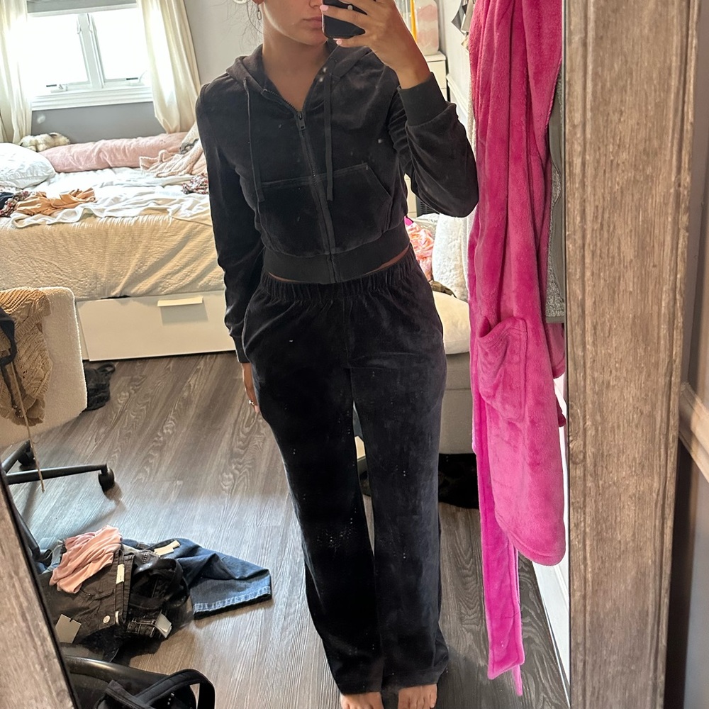Brandy Melville Velour Tracksuit